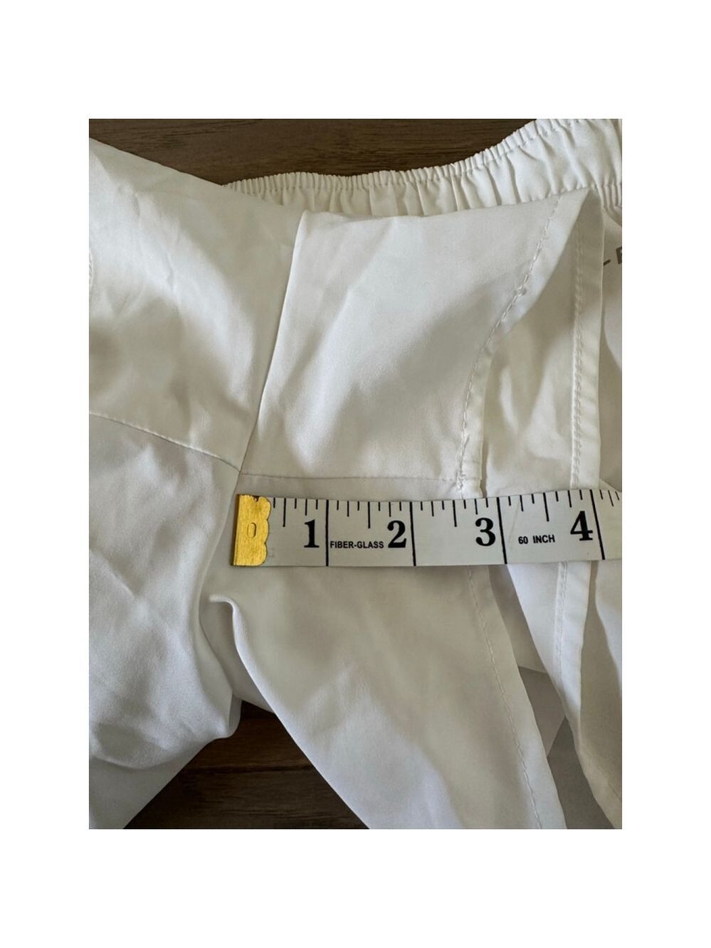 Nike Dri-Fit Athletic Shorts White Gray Medium - Picture 7 of 7